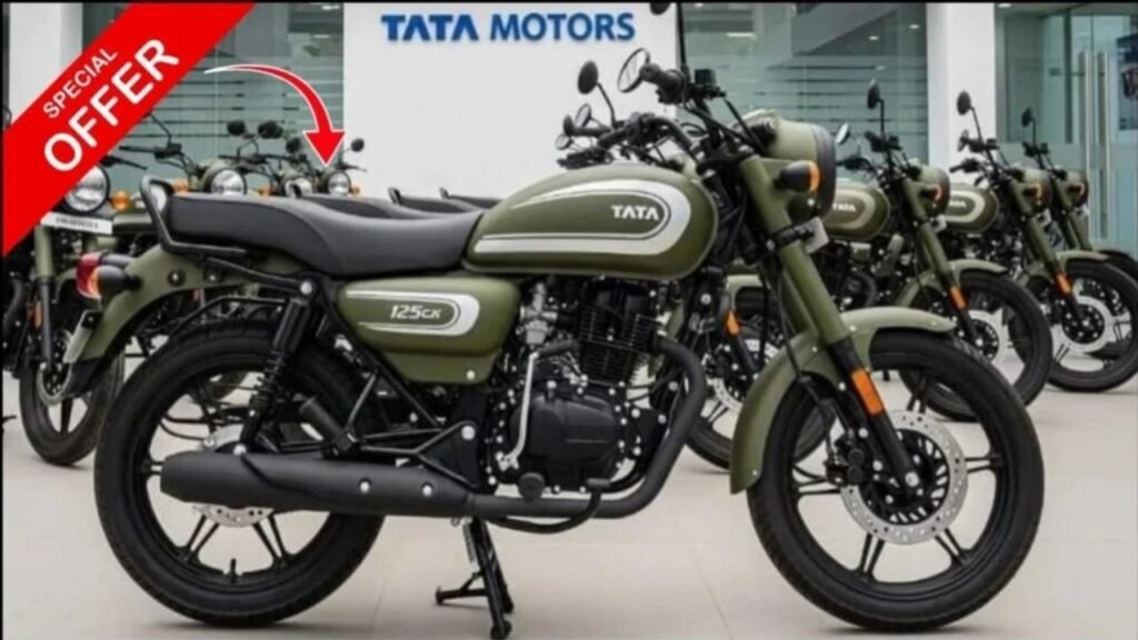 Tata 125cc Bike 2025 – 85KM/L का माइलेज, 110Km/h की टॉप स्पीड और दमदार फीचर्स के साथ लॉन्च मात्र ₹42,999 में!