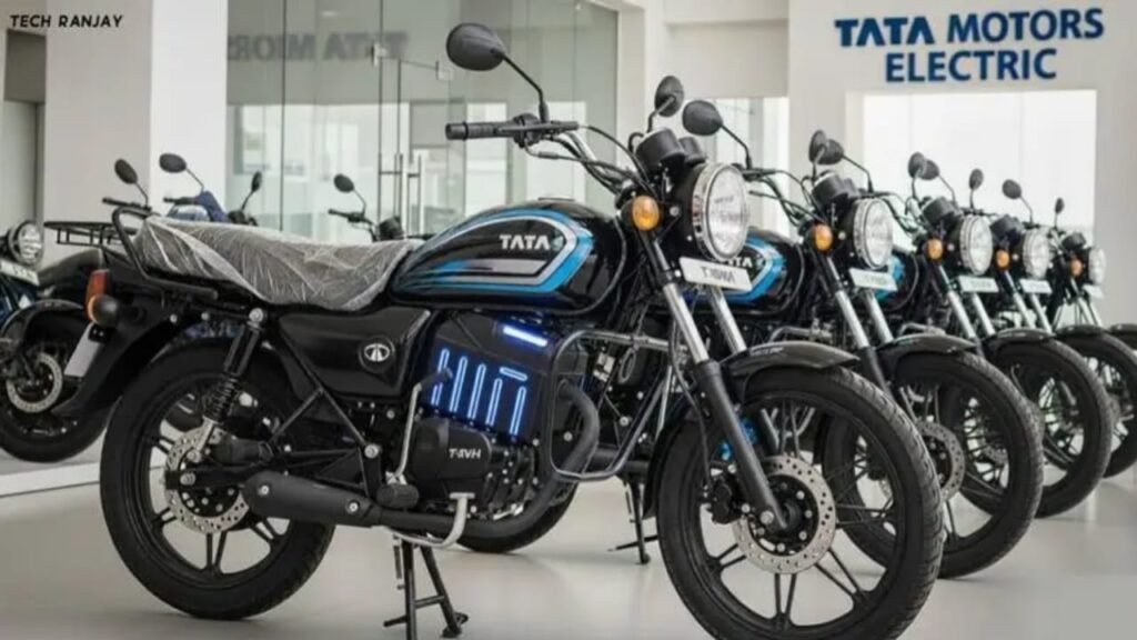 Tata Electric Bike 2025 – 500KM की दमदार रेंज, 100Km/h की टॉप स्पीड और स्मार्ट AI फीचर्स के साथ लॉन्च, कीमत मात्र ₹40,999!